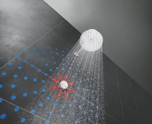 Hlavová sprcha Grohe Rainshower SmartConnect na stěnu včetně sprchového ramena chrom 26640000