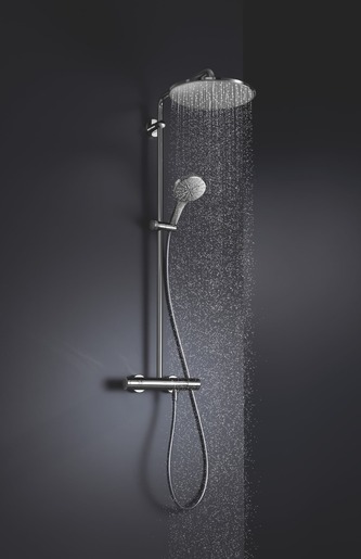 Sprchový systém Grohe Rainshower SmartActive na stěnu s termostatickou baterií chrom 26648000