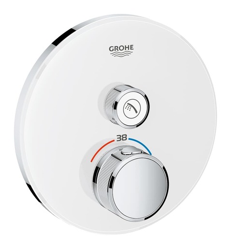 Termostat Grohe Smart Control s termostatickou baterií Moon White, Yang White 29150LS0