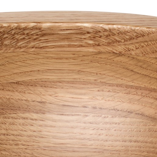 Dřevěné umyvadlo na desku Triomini 43x43 cm dub mat bez přepadu GA702