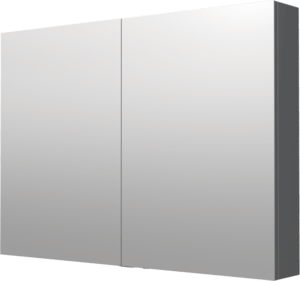 Zrcadlová skříňka Naturel 100x72 cm lamino šedostříbrná GALCA1100