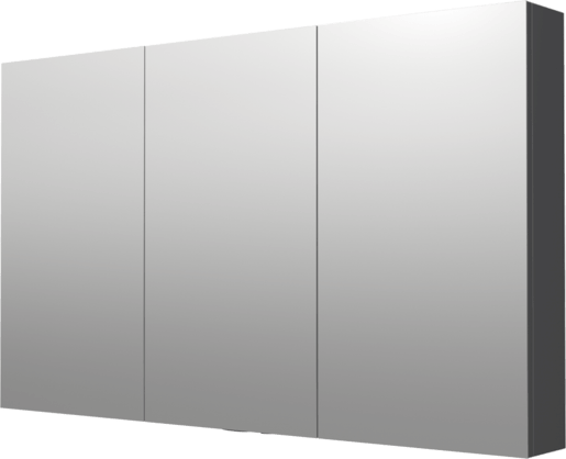 Zrcadlová skříňka Naturel 120x72 cm lamino šedostříbrná GALCA1120