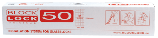 Montážní sada Glassblocks pro 50 tvárnic GBBLLOCK50