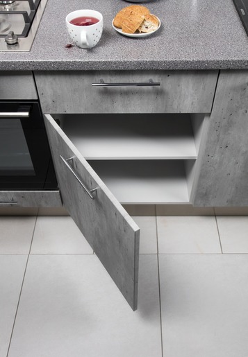Kuchyňská linka Naturel Gia 210x60 cm mat beton GIASET6
