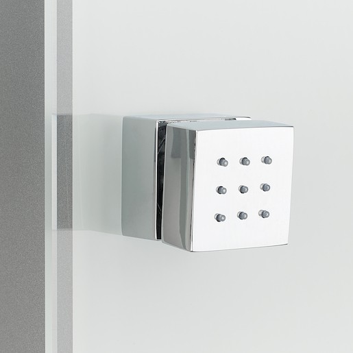 Sprchový panel SIKO Glass Shower na stěnu s termostatickou baterií bílá GLASHOWER