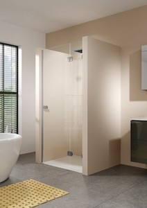 Sprchové dveře 160x200 cm pravá Riho Soft Q104 chrom lesklý GQ0070502