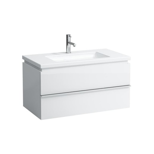 Koupelnová skříňka pod umyvadlo Laufen Case 89,5x45,5x47,5 cm bílá lesk H4012620754751