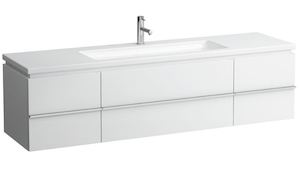 Koupelnová skříňka pod umyvadlo Laufen Case 179x47,6x46 cm bílá lesk H4013620754751