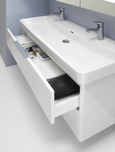 Koupelnová skříňka pod umyvadlo Laufen Base 116x53x44 cm bílá mat H4024921102601