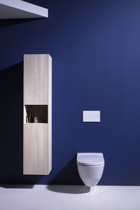 Koupelnová skříňka vysoká Laufen Base 35x165x33,5 cm světlý jilm H4027011102621