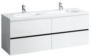 Koupelnová skříňka pod umyvadlo Laufen Palomba 158,9x47,5x57,5 cm bílá mat H4074541802201