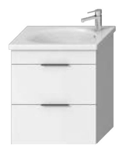 Koupelnová skříňka pod umyvadlo Jika Tigo N 62x36,3x70,5 cm bílá H40J2144015001