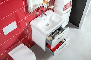 Koupelnová skříňka pod umyvadlo Jika Lyra Plus Viva 44x40,1x55 cm bílá H40J3824023001