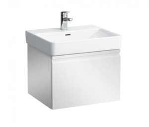 Koupelnová skříňka pod umyvadlo Laufen Pro 55x39,2x37 cm bílá lesk H4830320954751