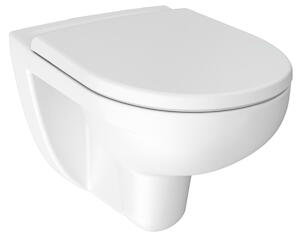 Závěsný klozet bez oplachového kruhu, rozměry 36x53x36,8 cm, materiál sanitární keramika, bílá povrchová úprava, hluboké splachování 4,5/6 l. WC sedátko není standardní součástí dodávky a je nutno jej dokoupit zvlášť.