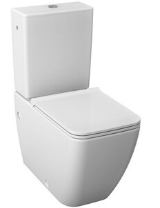 WC kombinační mísa kapotovaná ke stěně, Vario odpad, uzavřený oplachový okruh, hluboké splachování 4,5/3l. Nutné přiobjednat nádržku H8284220002801. Nádržka ani sedátko nejsou součástí balení.