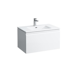Koupelnová skříňka s umyvadlem Laufen Pro S 80x44x55 cm bílá lesk H8609644751041
