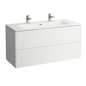 Koupelnová skříňka s umyvadlem Laufen Base 120x61x50 cm bílá lesk H8649632611041