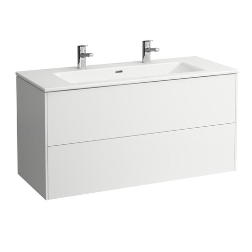 Koupelnová skříňka s umyvadlem Laufen Base 120x61x50 cm světlý jilm H8649632621071