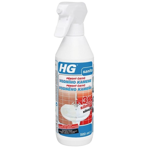 HG pěnový čistič vodního kamene 3x silnější HGPCVK3