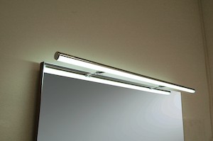 Svítidlo nad zrcadlo Focco Irene 80 cm, 1x12 W, IP44, montáž na zrcadlo a galerku IRENE800