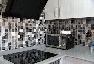 Skleněná mozaika Mosavit Kitchen gris 30x30 cm mat / lesk KITCHENGR