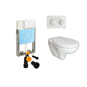 Cenově zvýhodněný závěsný WC set SIKO k zazdění + WC S-Line S-line Pro KMPLVIDIMAB