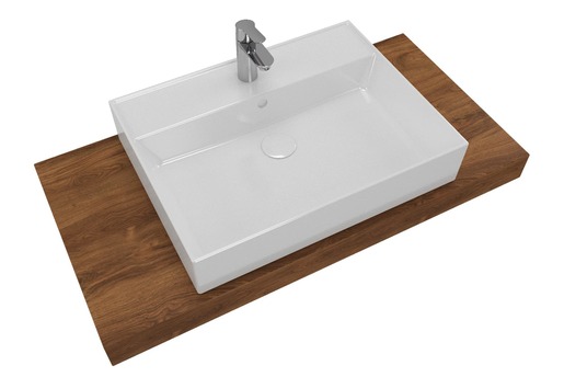 Koupelnová sestava Grohe s deskou pod umyvadlo Dolce 100x8x50 cm dub charleston KSETDO14