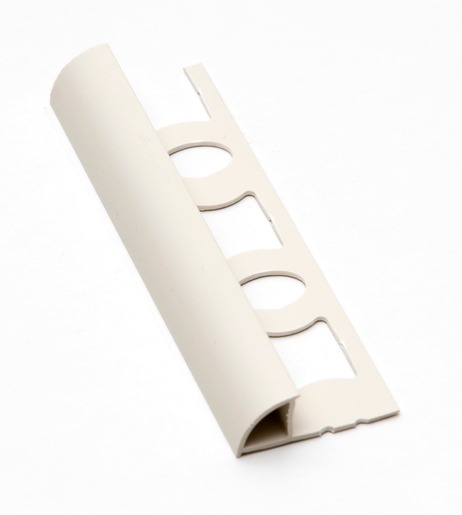 Lišta ukončovací oblá PVC jasmín, délka 250 cm, výška 10 mm, L1025020