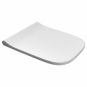 WC prkénko softclose z duroplastu se softclose (pomalé sklápění) v bílé barvě a délkou sedátka 45 cm. Panty z oceli.