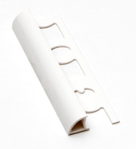 Lišta ukončovací oblá PVC krémová, délka 250 cm, výška 8 mm, L825024