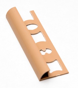 Lišta ukončovací oblá PVC karamel, délka 250 cm, výška 8 mm, L825028