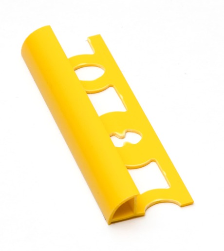 Lišta ukončovací oblá PVC žlutá, délka 250 cm, výška 8 mm, L8250Y
