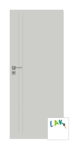 Interiérové dveře Naturel Latino pravé 60 cm bílé LATINO5060P