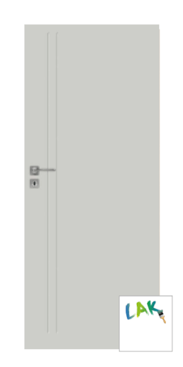 Interiérové dveře Naturel Latino levé 80 cm bílé LATINO5080L
