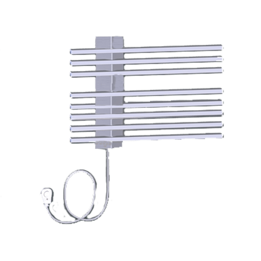 Radiátor elektrický Elvl Liner 39,5x55 cm metalická stříbrná LINERMS