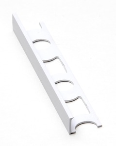 Lišta ukončovací L PVC bílá, délka 250 cm, výška 10 mm, LL10250