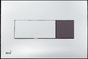 Ovládací tlačítko Alca plast chrom lesk M371S