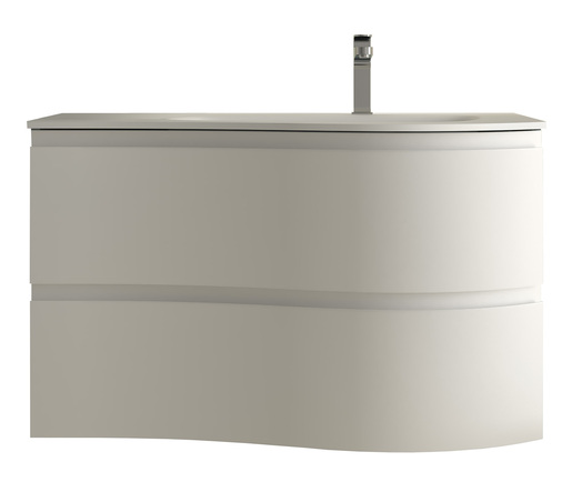 Koupelnová skříňka s umyvadlem Salgar Mam 91x55,6x51 cm bílá mat MAM90LBM