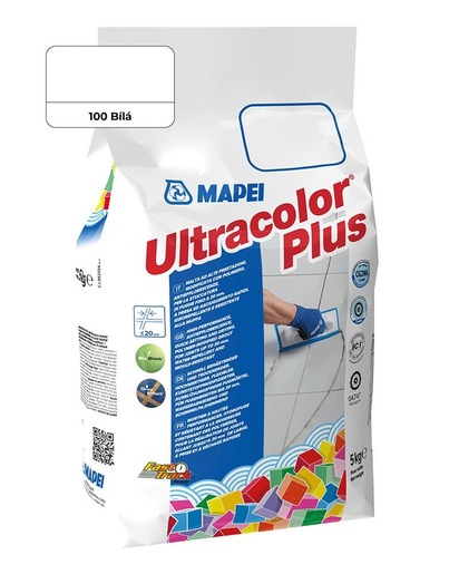 Spárovací hmota Mapei Ultracolor Plus bílá 5 kg CG2WA MAPU100
