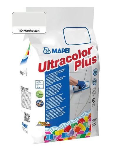 Spárovací hmota Mapei Ultracolor Plus manhattan 5 kg CG2WA MAPU110