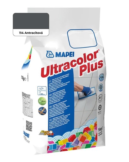 Spárovací hmota Mapei Ultracolor Plus antracite 5 kg CG2WA MAPU114