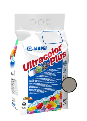 Spárovací hmota Mapei Ultracolor Plus mechově šedá 5 kg CG2WA MAPU116
