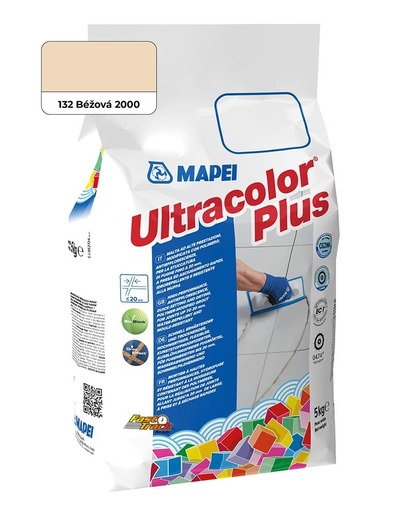 Spárovací hmota Mapei Ultracolor Plus béžová 5 kg CG2WA MAPU132