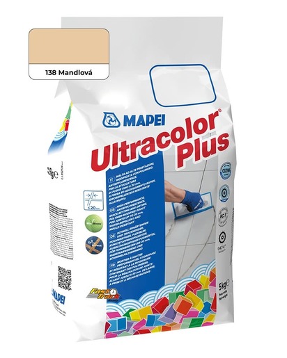 Spárovací hmota Mapei Ultracolor Plus mandlová 5 kg CG2WA MAPU138