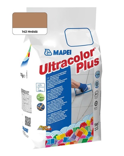 Spárovací hmota Mapei Ultracolor Plus hnědá 5 kg CG2WA MAPU142