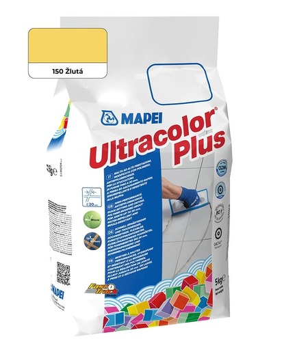 Spárovací hmota Mapei Ultracolor Plus žlutá 5 kg CG2WA MAPU150