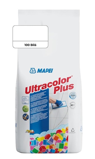 Spárovací hmota Mapei Ultracolor Plus bílá 2 kg CG2WA MAPU2100