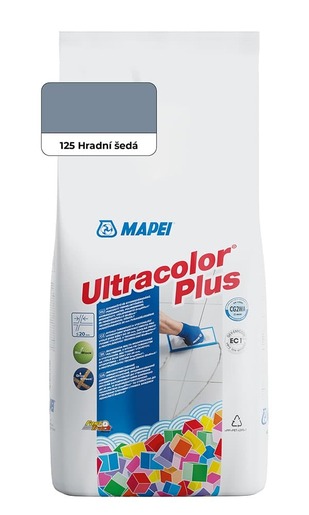Spárovací hmota Mapei Ultracolor Plus hradní šedá 2 kg CG2WA MAPU2125