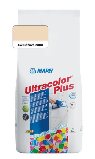 Spárovací hmota Mapei Ultracolor Plus béžová 2 kg CG2WA MAPU2132